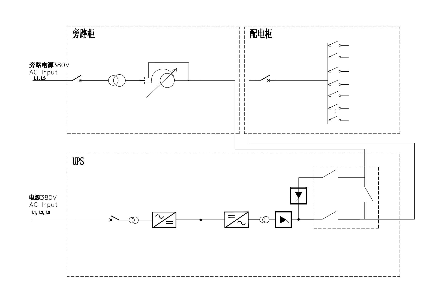 02-UPS装置系统原理图